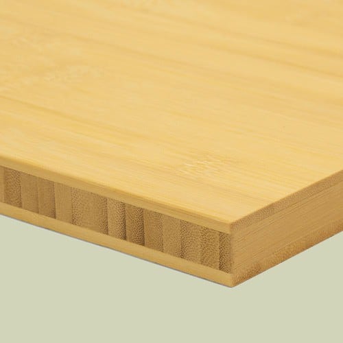 MOSO Bambusplatte Breitlamelle Naturhell 20mm 3-schichtig